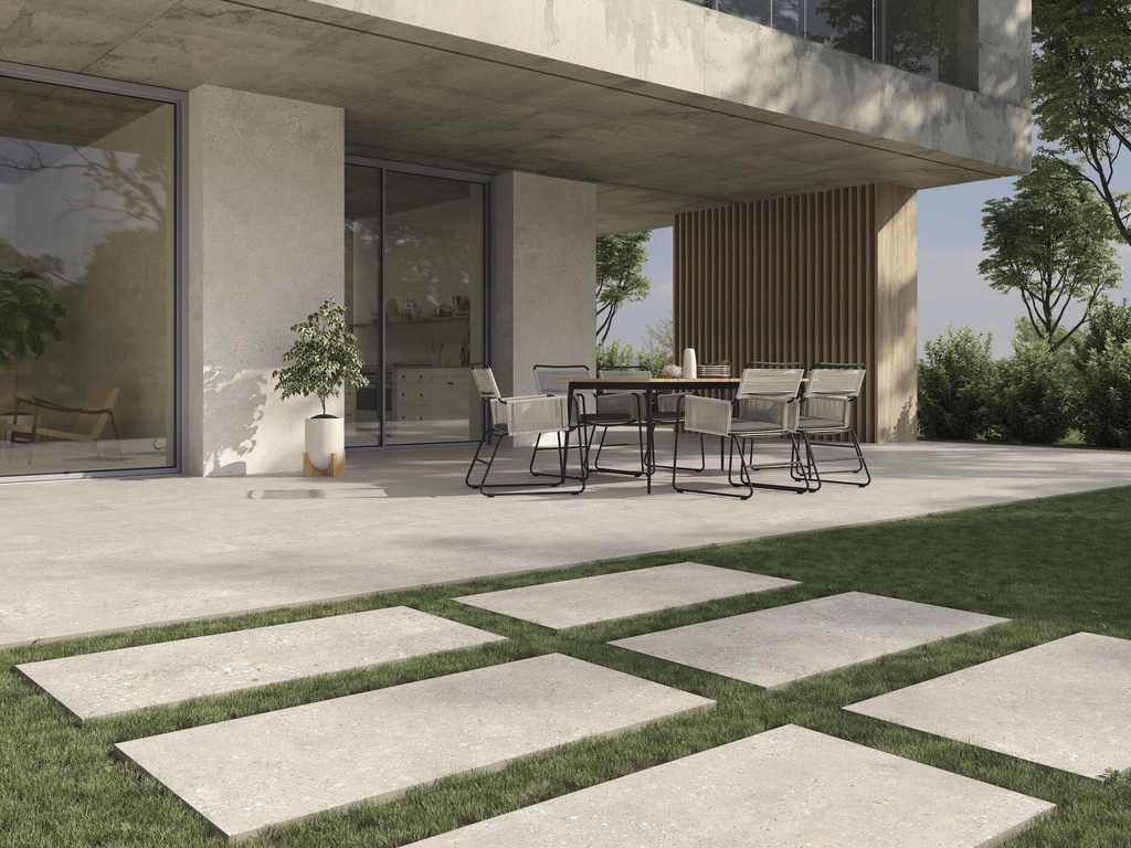 PORCELAIN TILE 60 X 120 PROMENADE CREME ANTI SLIP 2 CM