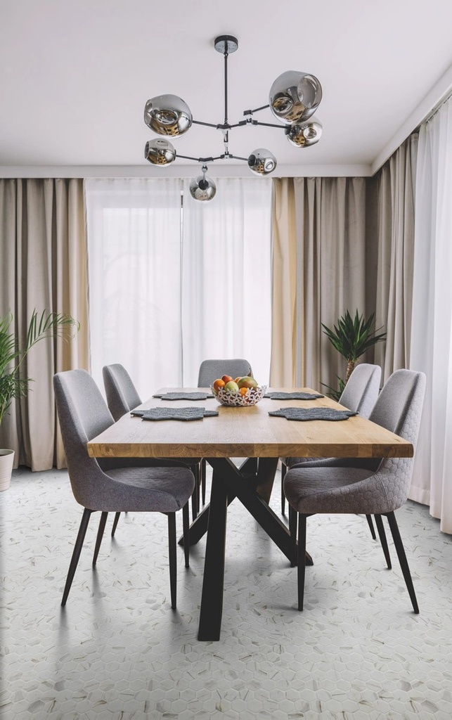 MOSAIC HEXAGON SHEET XL 28.4 X 28.6 CALACATTA GOLD MATTE