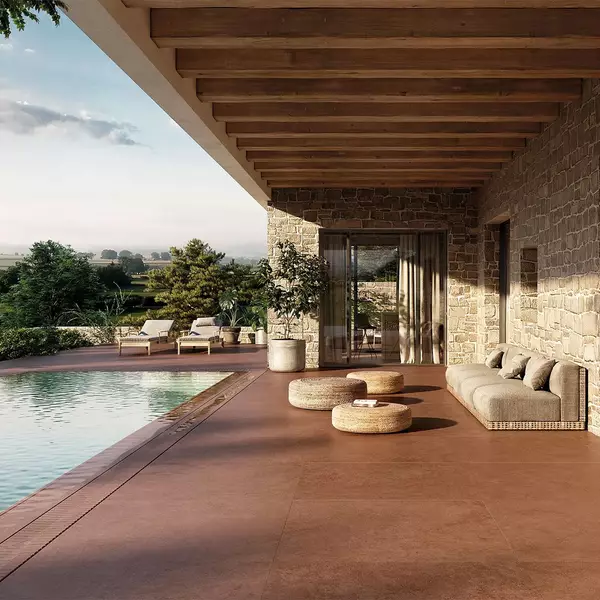 PORCELAIN TILES 120 X 120 ESSENZA RUST