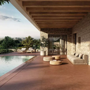 PORCELAIN OVERFLOW TILES 24.5 X 24.5 ESSENZA RUST