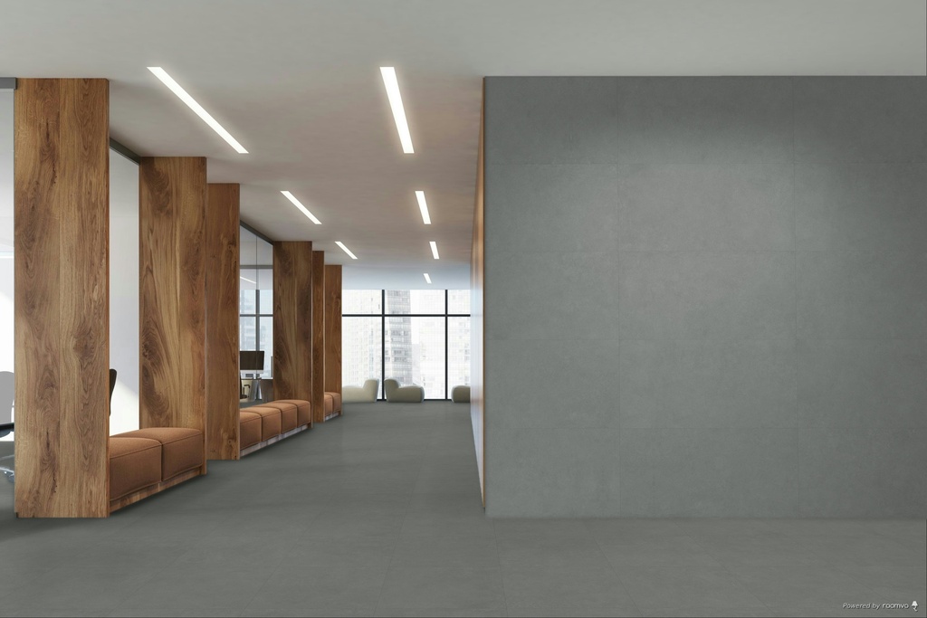 PORCELAIN TILE 60 X 60 LEVEL PLOMO