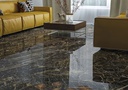 PORCELAIN TILES 120 × 120 BLACK GOLDEN POLISHED RECT