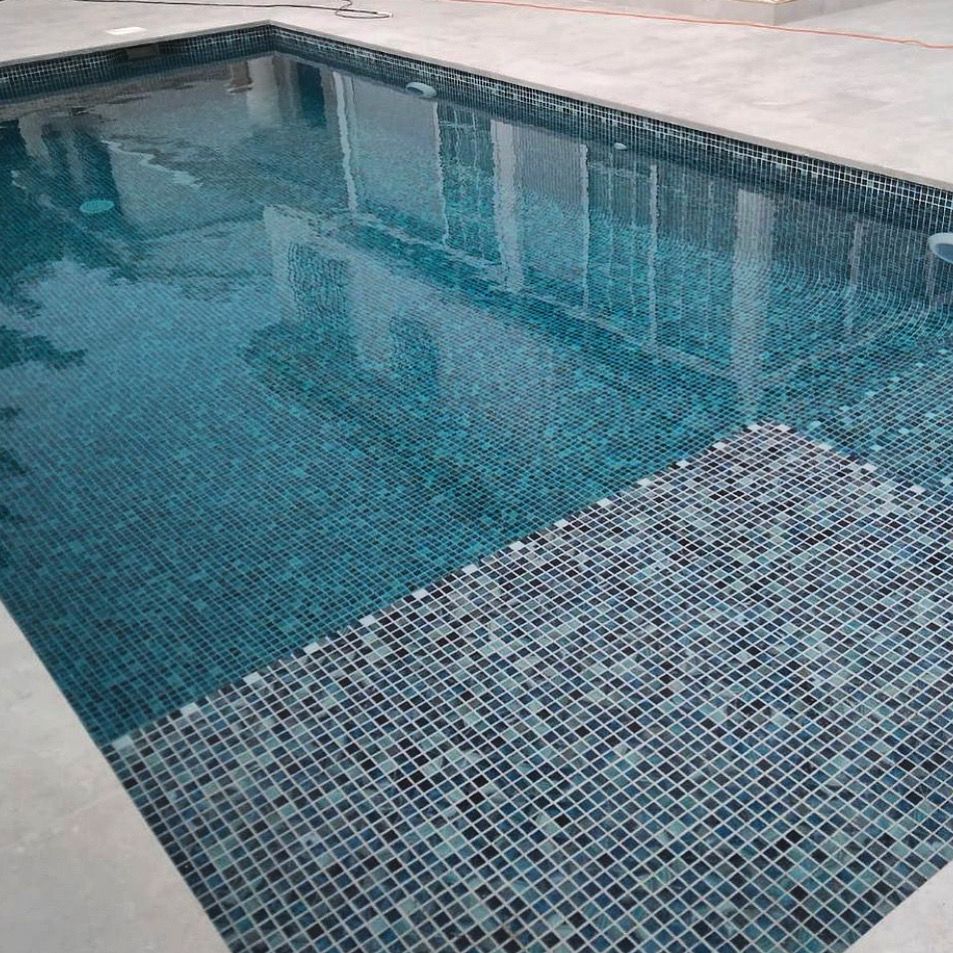 MOSAIC TILES 2.5 X 2.5 DIGITAL NATURE ROYAL 5604