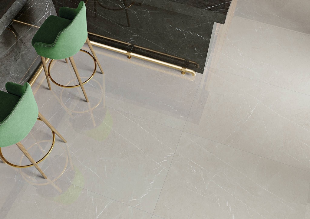 PORCELAIN TILES 80 × 160 PIETRA BEIGE POLISHED RECT