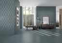 PORCELAIN TILES 35 X 90 GOLDSTONE TEAL SHINE RECT