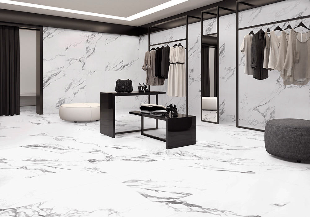 PORCELAIN TILES 120 X 120 ROYAL WHITE PULIDO RECT