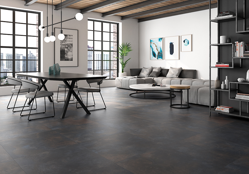 PORCELAIN TILES 75 X 75 DIESEL MATT
