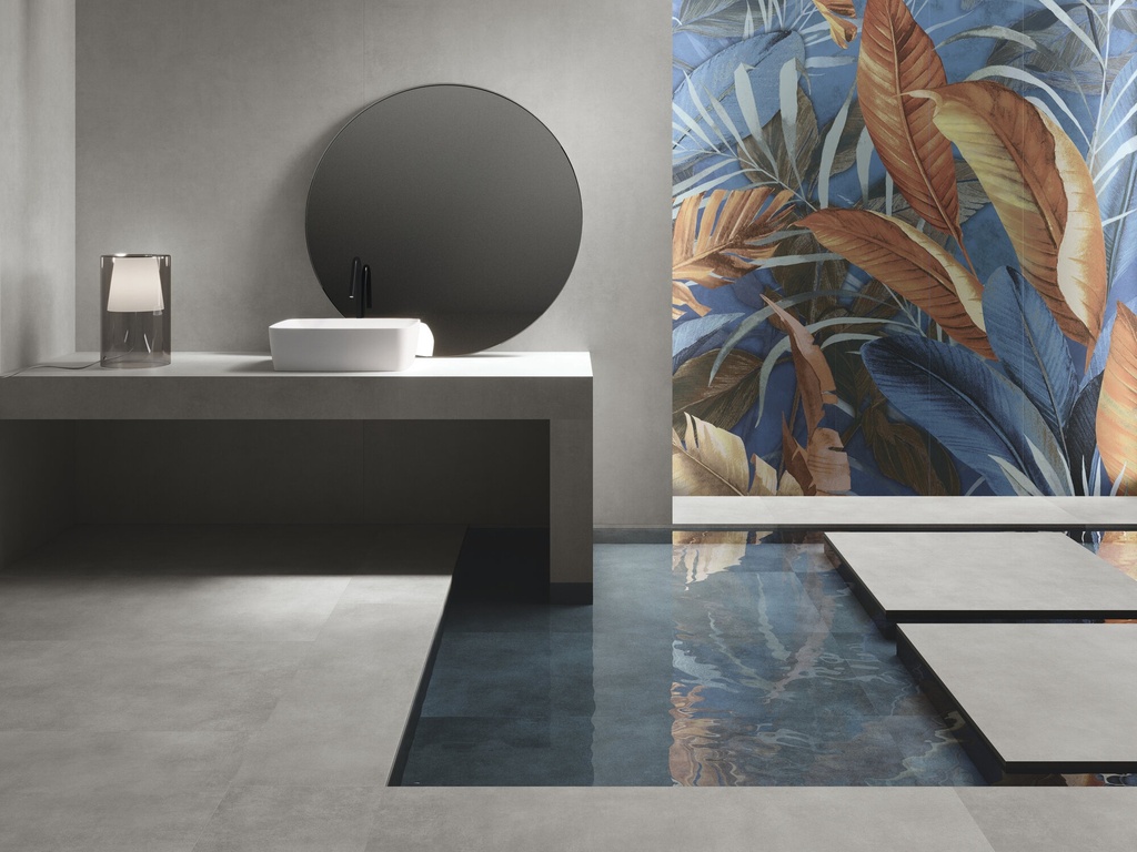 PORCELAIN STAIR STEP TILES 33 X 120 RECTO ANTI SLIP WORK B CENERE