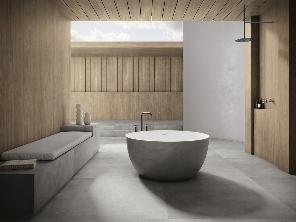 PORCELAIN TILES 60 X 120 WORK B SMOOTH CENERE