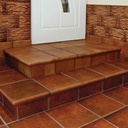 TERRACOTTA TILES 33 X 33 MYTHO RUBINO