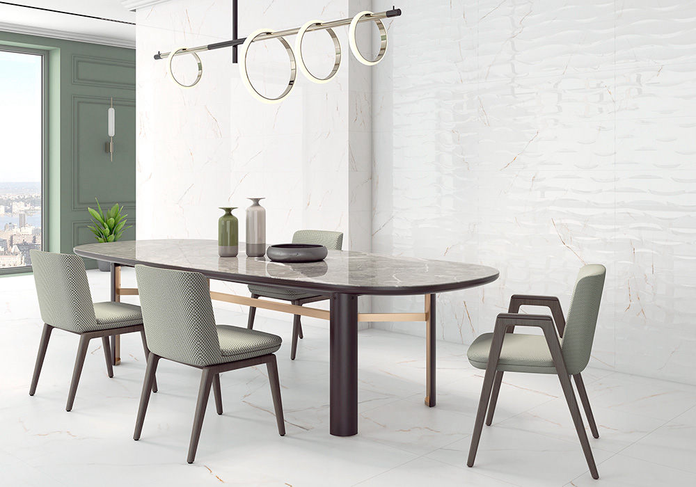 PORCELAIN TILES 60 X 120 CALACATTA SOFT PULIDO RECT