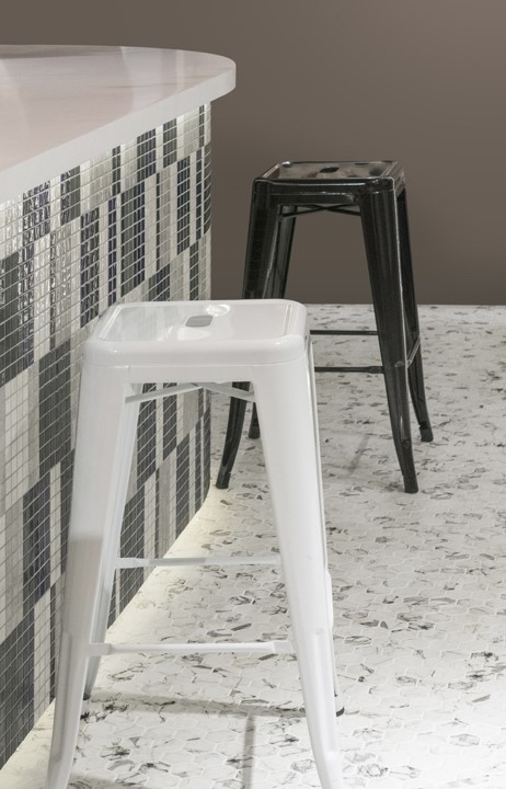 MOSAIC HEXAGON SHEET XL 28.4 X 28.6 ECOSTONE FOSCO MATTE