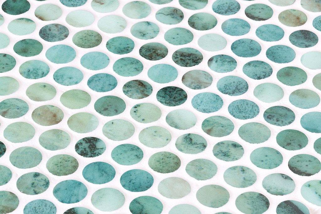 MOSAIC SHEET 28.4 X 28.7 PENNY CARIBU