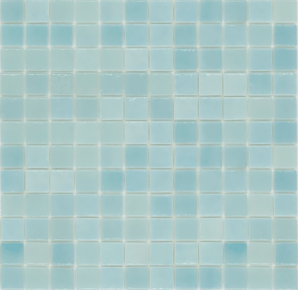 MOSAIC TILES 2.5 SHEET 31 X 31.6 WAVY SA105 LIGHT BLUE