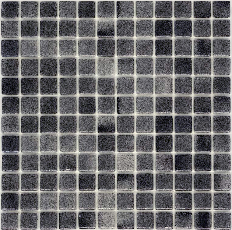 MOSAIC TILES 2.5 SHEET 31 X 31.6 WAVY SA108 BLACK