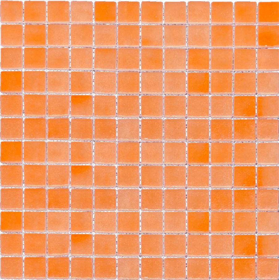MOSAIC TILES 2.5 SHEET 31 X 31.6 WAVY SA112 ORANGE