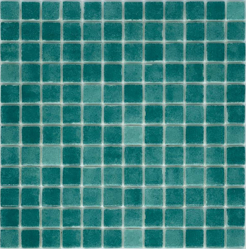 MOSAIC TILES 2.5 SHEET 31 X 31.6 WAVY SA115 TURQUOISE