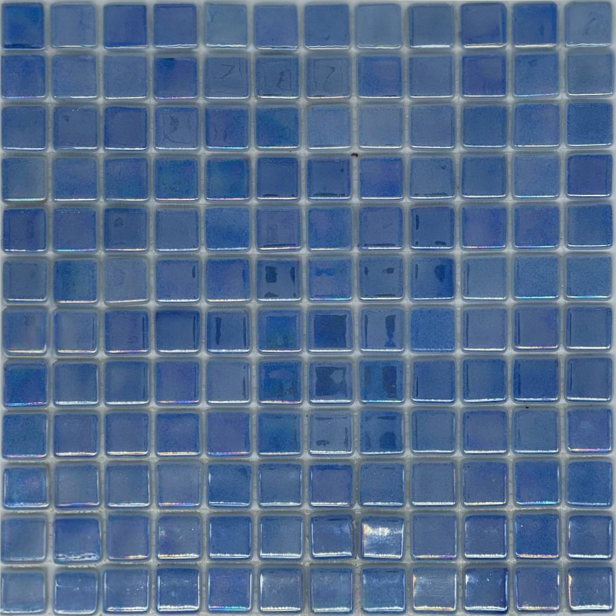 MOSAIC TILES 2.5 SHEET 31 X 31.6 WAVY TITANIUM SA401 BLUE