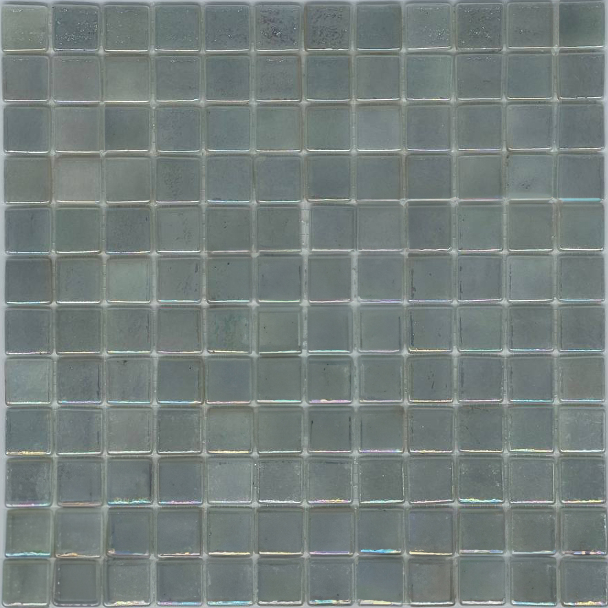 MOSAIC TILES 2.5 SHEET 31 X 31.6 WAVY TITANIUM SA417 LIGHT GREY