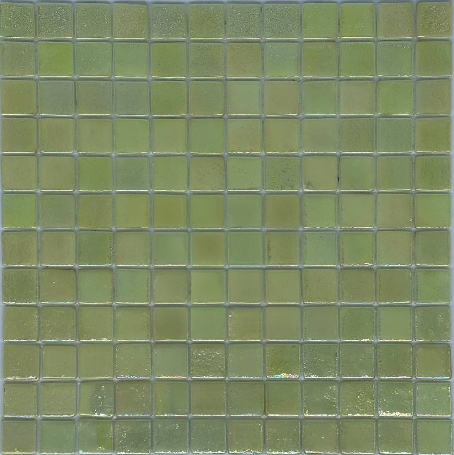 MOSAIC TILES 2.5 SHEET 31 X 31.6 WAVY TITANIUM SA419 LIGHT YELLOW