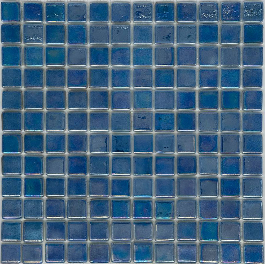 MOSAIC TILES 2.5 SHEET 31 X 31.6 WAVY TITANIUM SA425 ABHUR BLUE