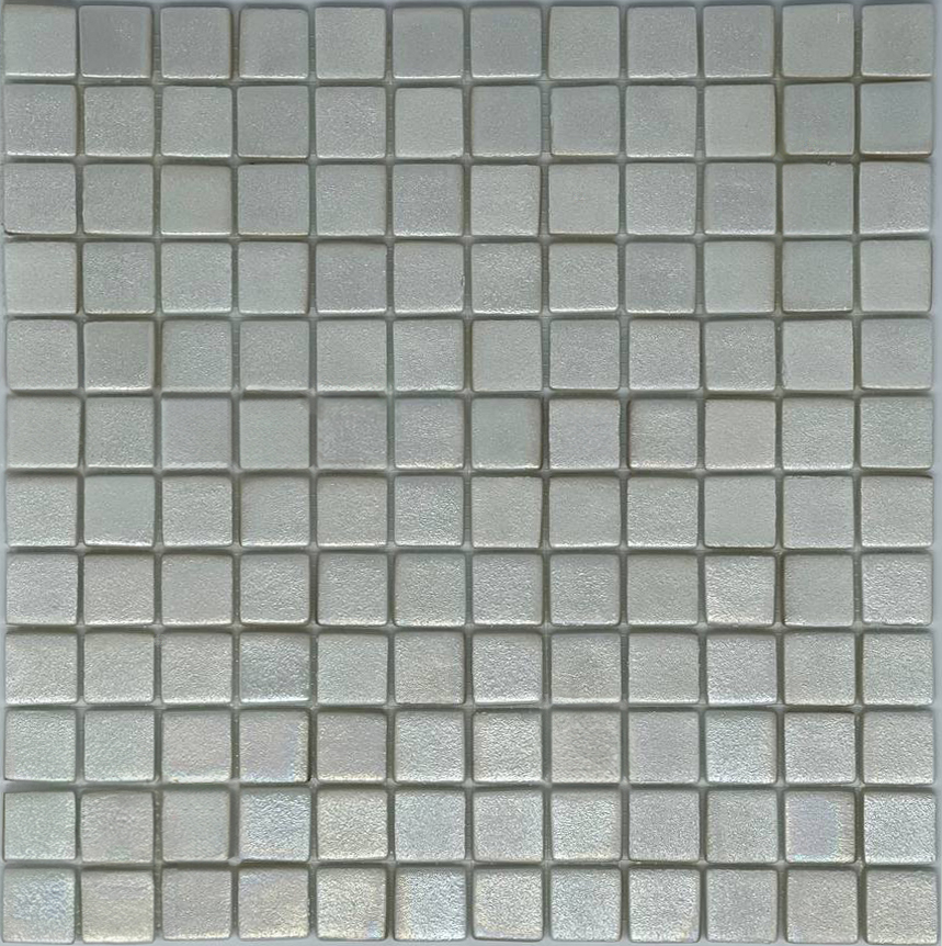 MOSAIC TILES 2.5 SHEET 31 X 31.6 WAVY TITANIUM SA429 WHITE