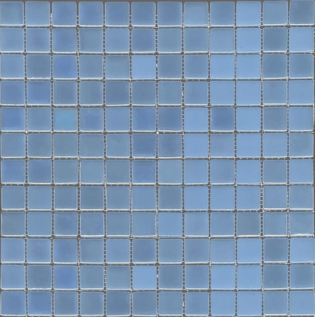 MOSAIC TILES 2.5 SHEET 31 X 31.6 PURE TITANIUM SA304 LIGHT BLUE
