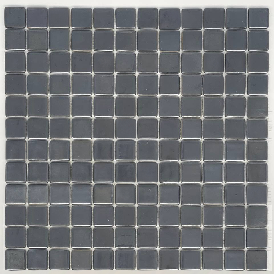 MOSAIC TILES 2.5 SHEET 31 X 31.6 PURE TITANIUM SA311 DARK GREY