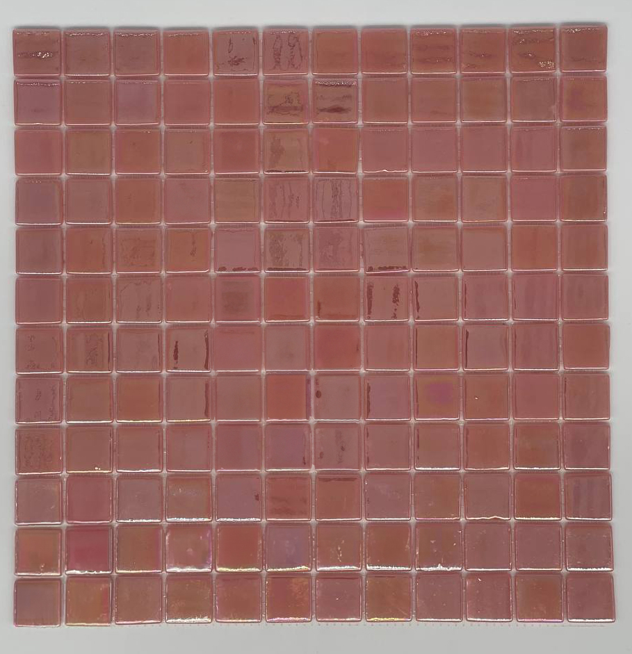 MOSAIC TILES 2.5 SHEET 31 X 31.6 PURE TITANIUM SA315 PINK