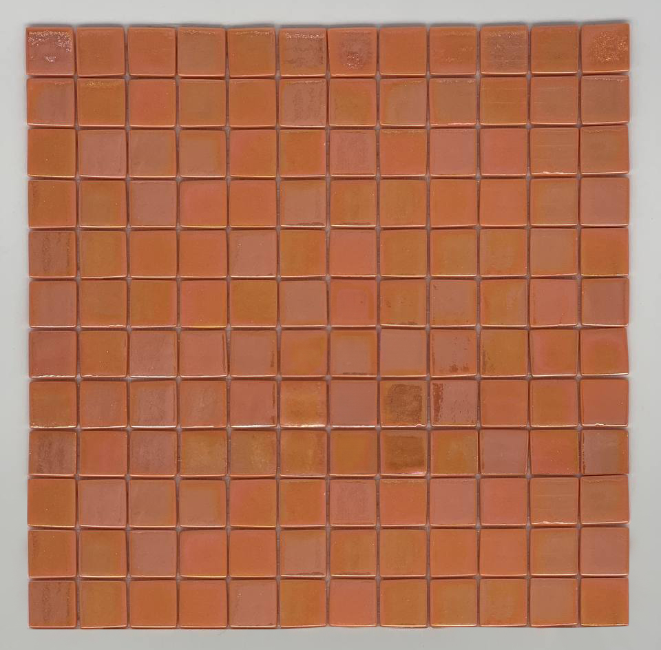 MOSAIC TILES 2.5 SHEET 31 X 31.6 PURE TITANIUM SA317 ORANGE