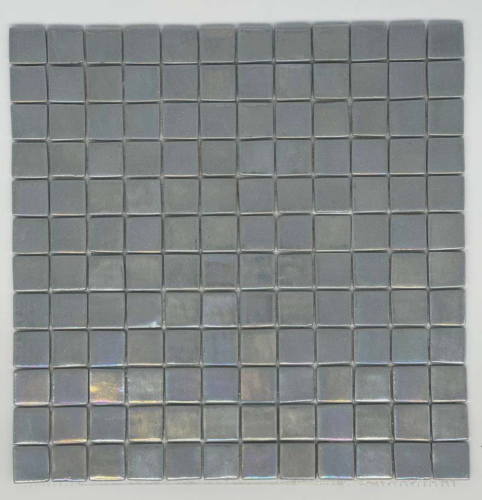 MOSAIC TILES 2.5 SHEET 31 X 31.6 PURE TITANIUM SA324 SILVER