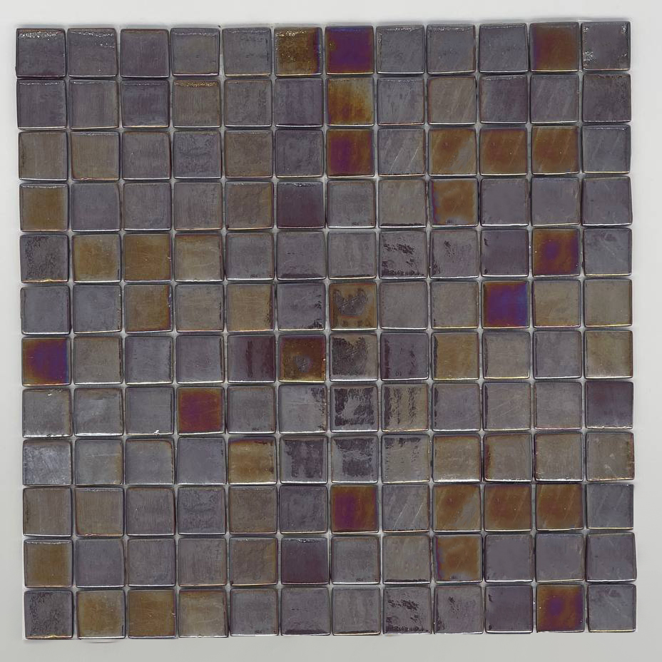 MOSAIC TILES 2.5 SHEET 31 X 31.6 PURE TITANIUM SA331 DARK BROWN