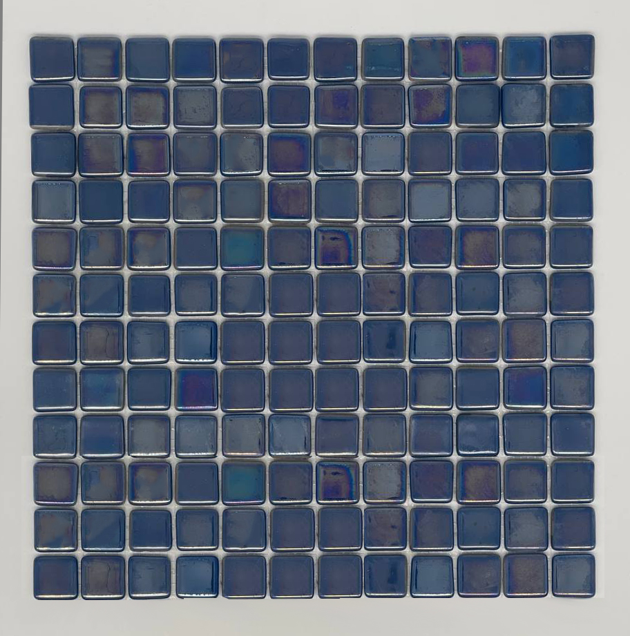 MOSAIC TILES 2.5 SHEET 31 X 31.6 PURE TITANIUM SA334 ABHUR DARK BLUE