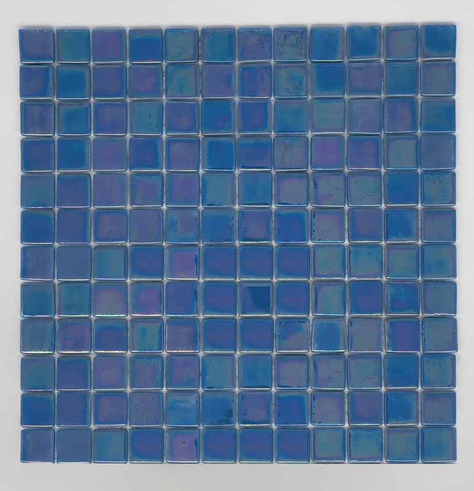 MOSAIC TILES 2.5 SHEET 31 X 31.6 PURE TITANIUM SA335 ABHUR BLUE