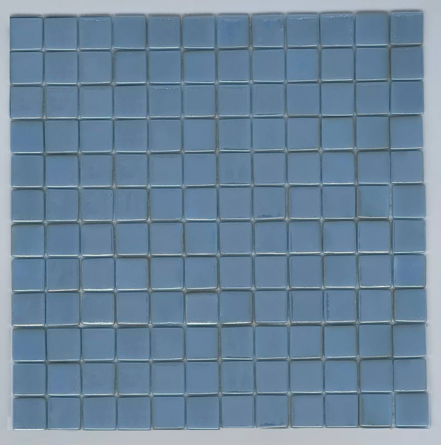 MOSAIC TILES 2.5 SHEET 31 X 31.6 PURE TITANIUM SA336 ABHUR LIGHT BLUE
