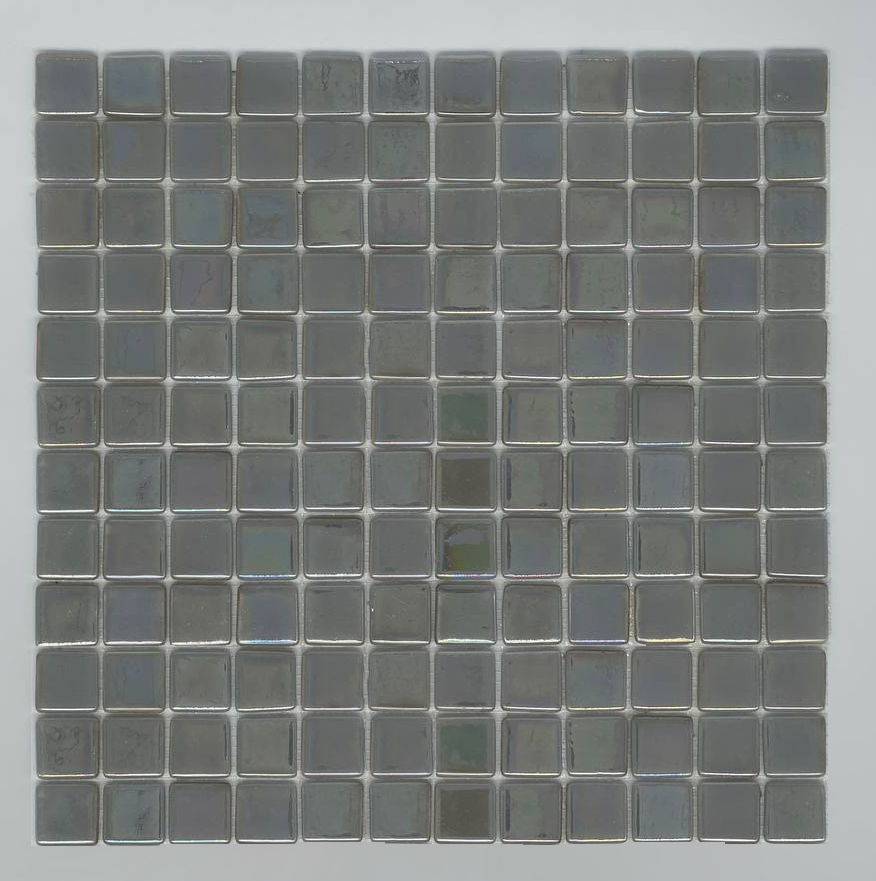 MOSAIC TILES 2.5 SHEET 31 X 31.6 PURE TITANIUM SA340 LIGHT GREY