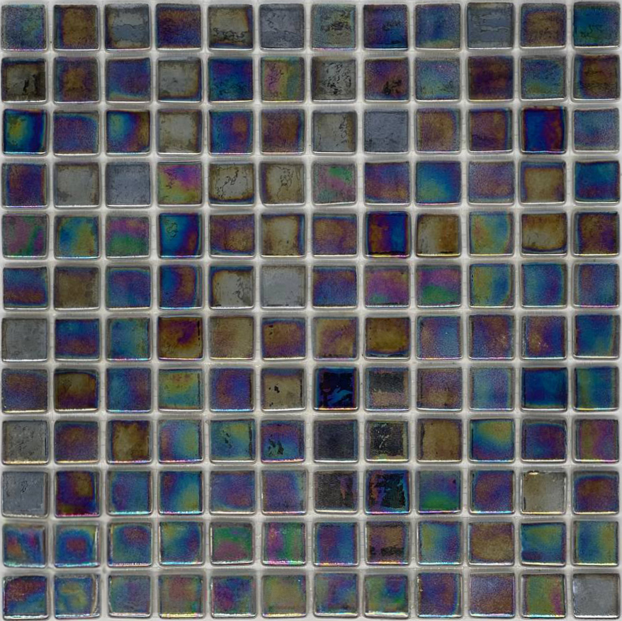 MOSAIC TILES 2.5 SHEET 31 X 31.6 PROUD TITANIUM SA606 BLACK