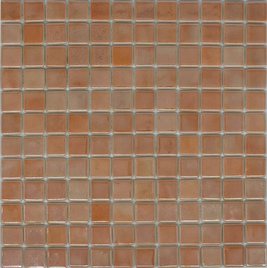 MOSAIC TILES 2.5 SHEET 31 X 31.6 PROUD TITANIUM SA609 LIGHT ORANGE