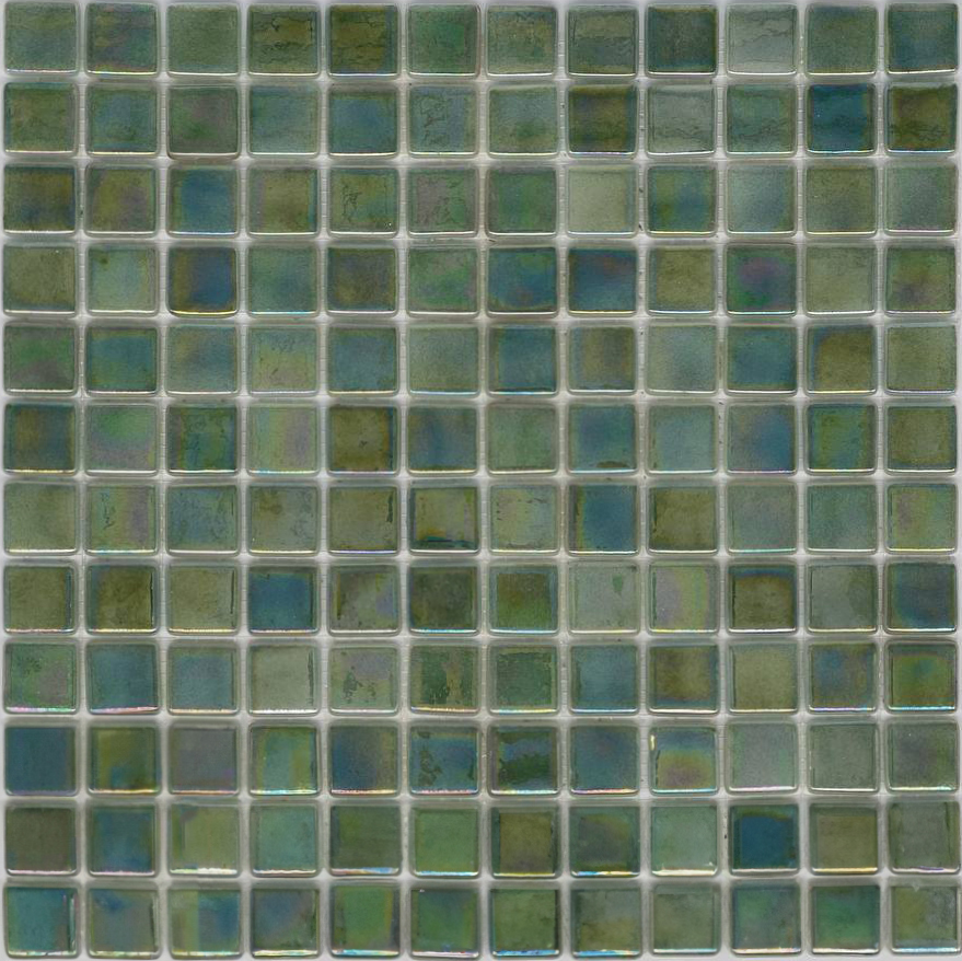 MOSAIC TILES 2.5 SHEET 31 X 31.6 PROUD TITANIUM SA611 LIGHT GREEN