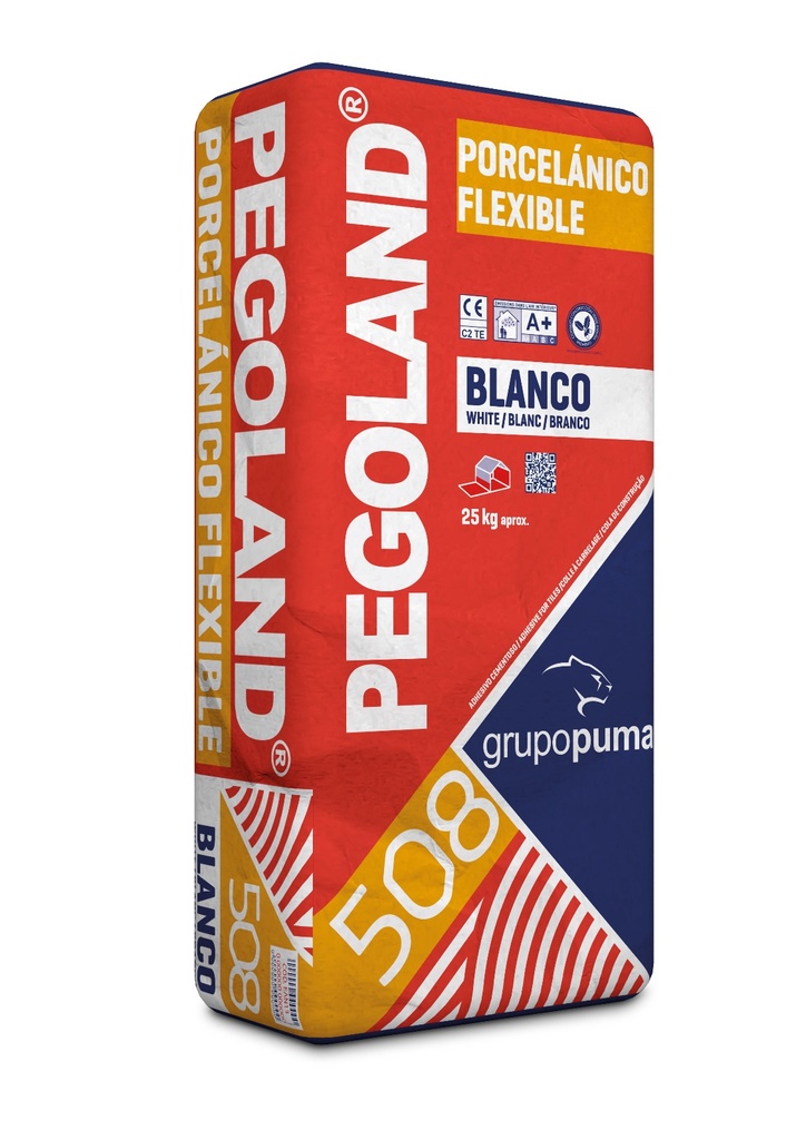 ADHESIVE BAG 25 KG PEGOLAND C2TE PORCELAIN FLEXIBLE NO 508