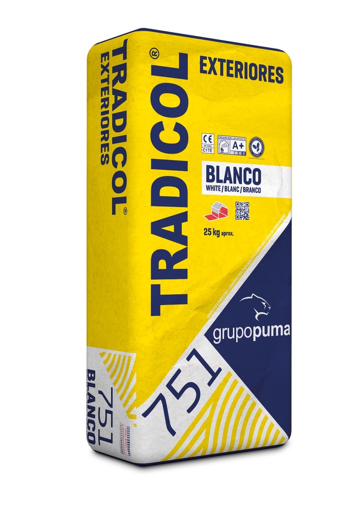 ADHESIVE BAG 25 KG TRADICOL C1T EXTERIOR NO 751 