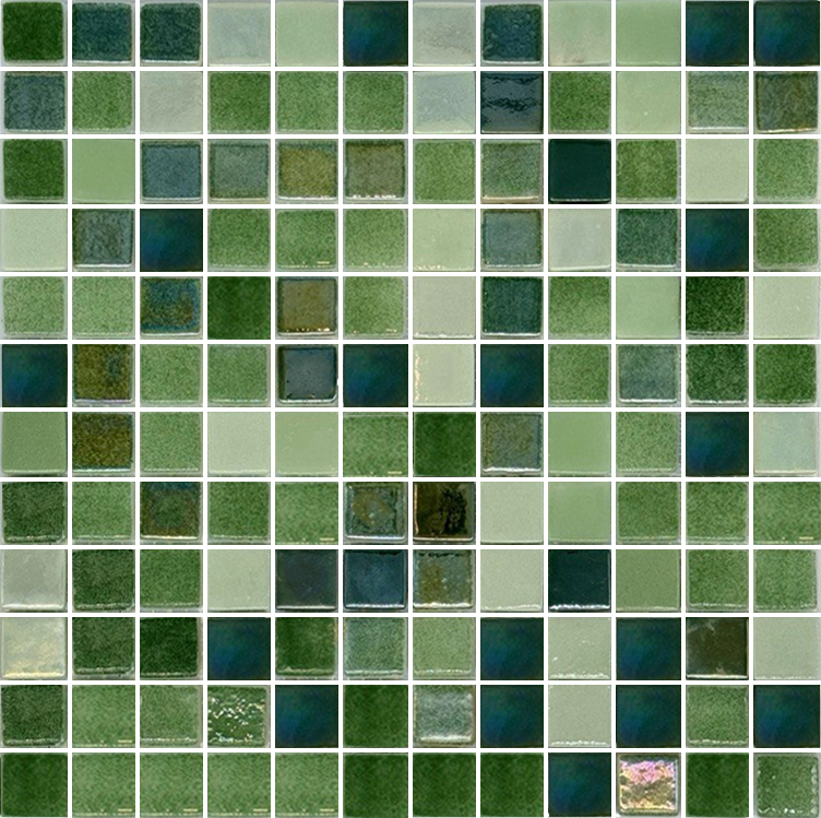 متر موزاييك زجاجي 2.5 شيت 31.6 × 31 ميكس SA756