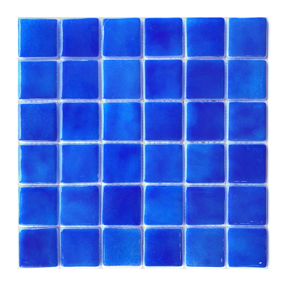 MOSAIC TILES 4.7 X 4.7 NEOM BLUE MESH