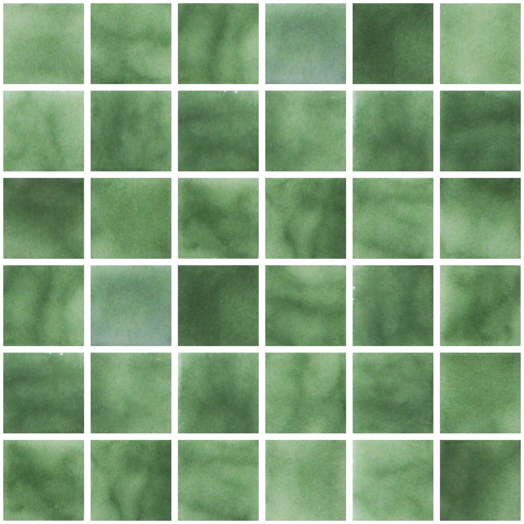 MOSAIC TILES 5 SHEET 31 X 31.6 PROUD SA5307 LIGHT GREEN