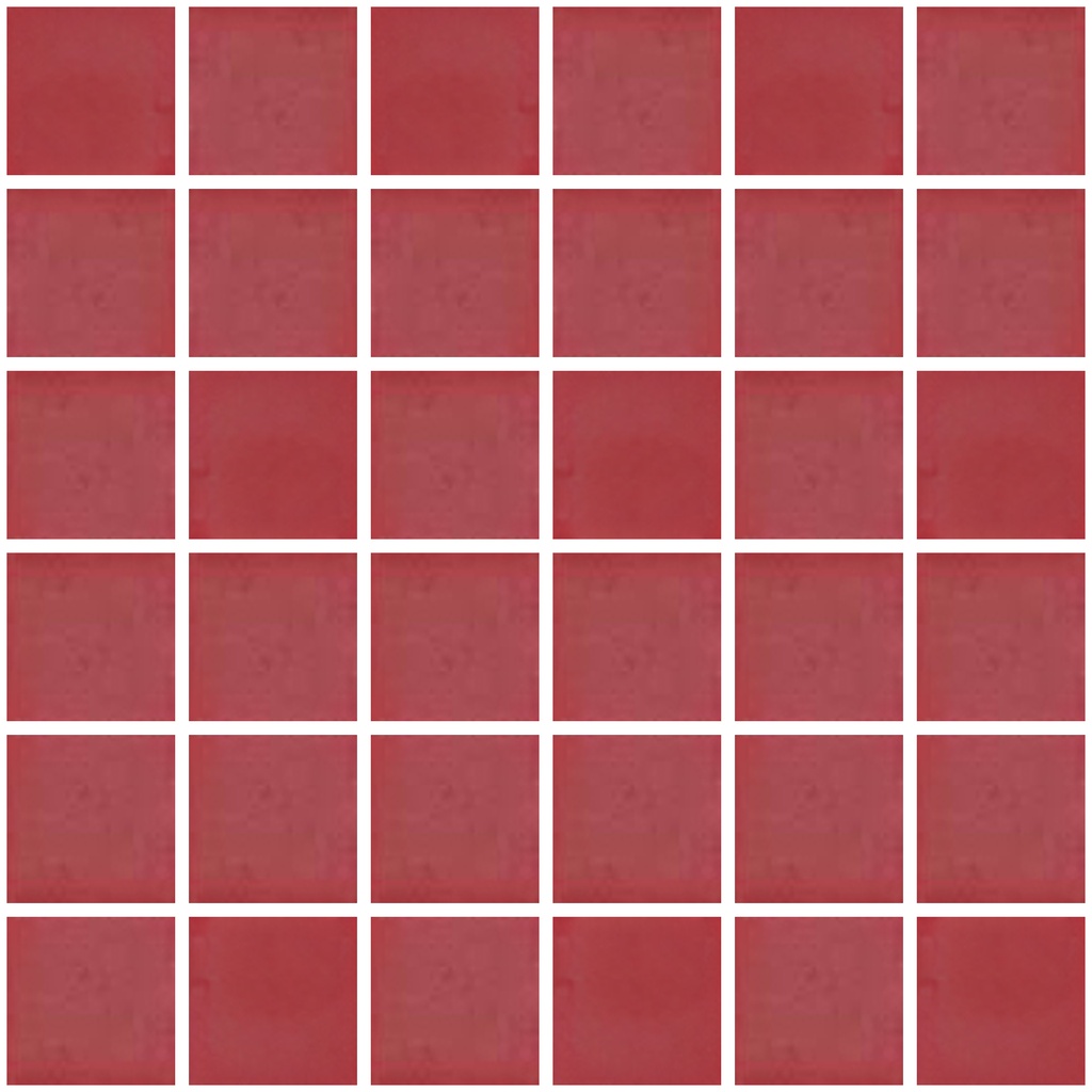 MOSAIC TILES 5 SHEET 31.6 X 31.6 PURE SOLID SA5313 RED