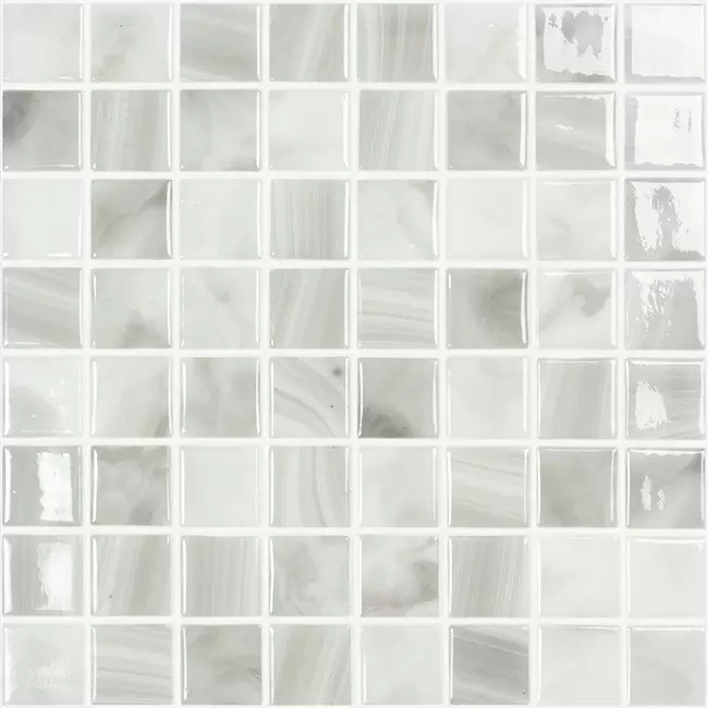 MOSAIC TILES 3.8 X 3.8 DIGITAL NATURE PEARL RIVER 5700