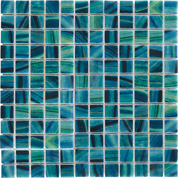 MOSAIC TILES SHEET 31.6 X 39.6 2.5 DIGITAL JAM GREEN 7727 PVC