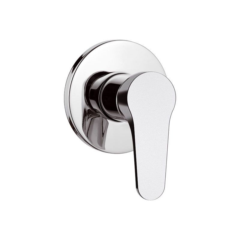 BUILT IN SHOWER MIXER ON ROUND PLATE CHROME NO OM602CR
