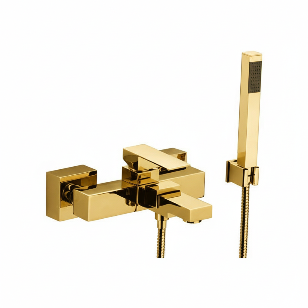SKYLNE EXPOSED BATH MIXER GOLD NO SK610DO