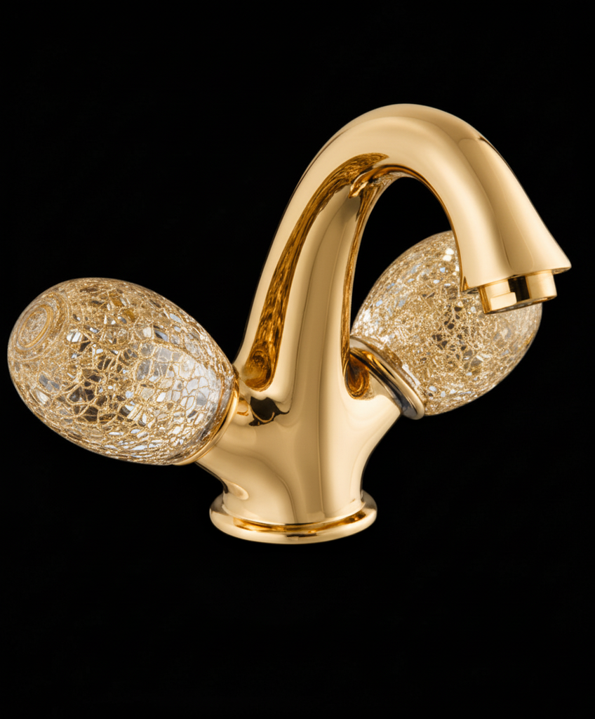 SINGLE HOLE WASH BASIN SET WITH POPUP WASTE O/RB 79004